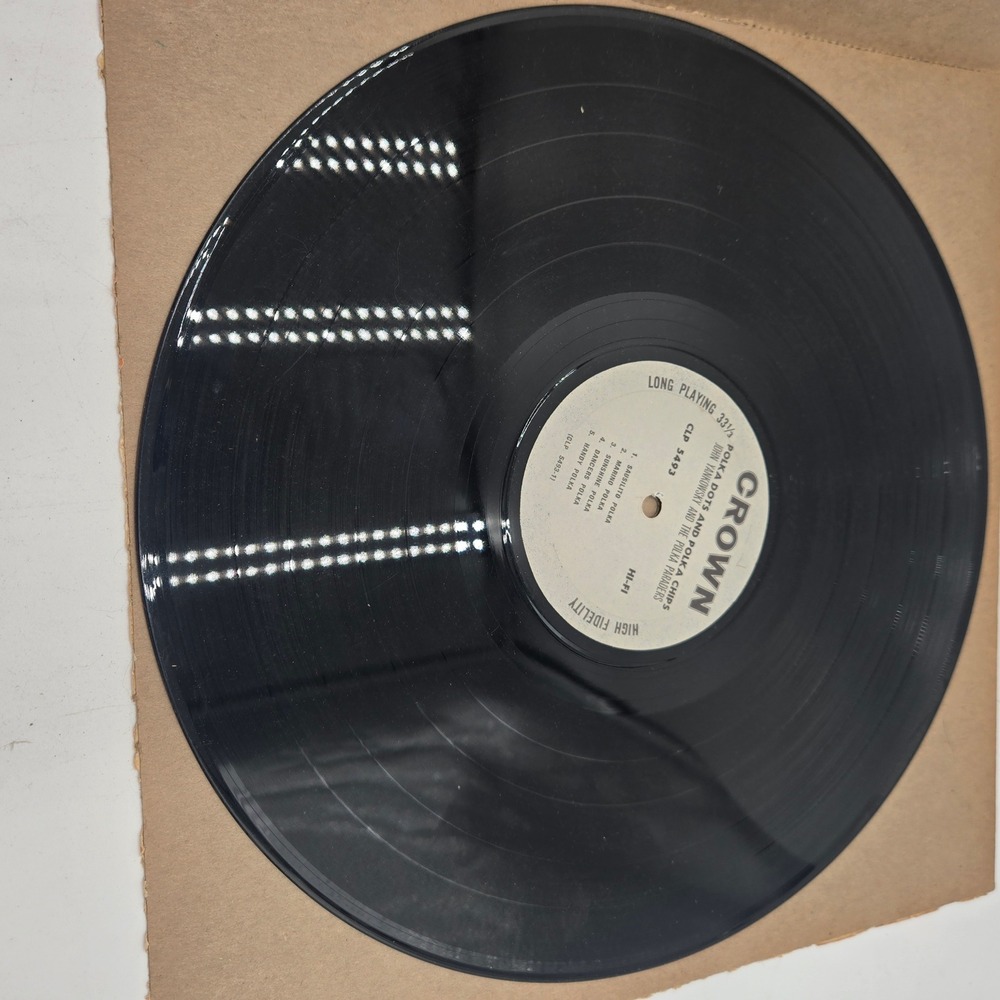 Vintage Polka Vinyl Record Lot Ray Henry Twist Polka John Yankowsky Crown Dana - Picture 5 of 7